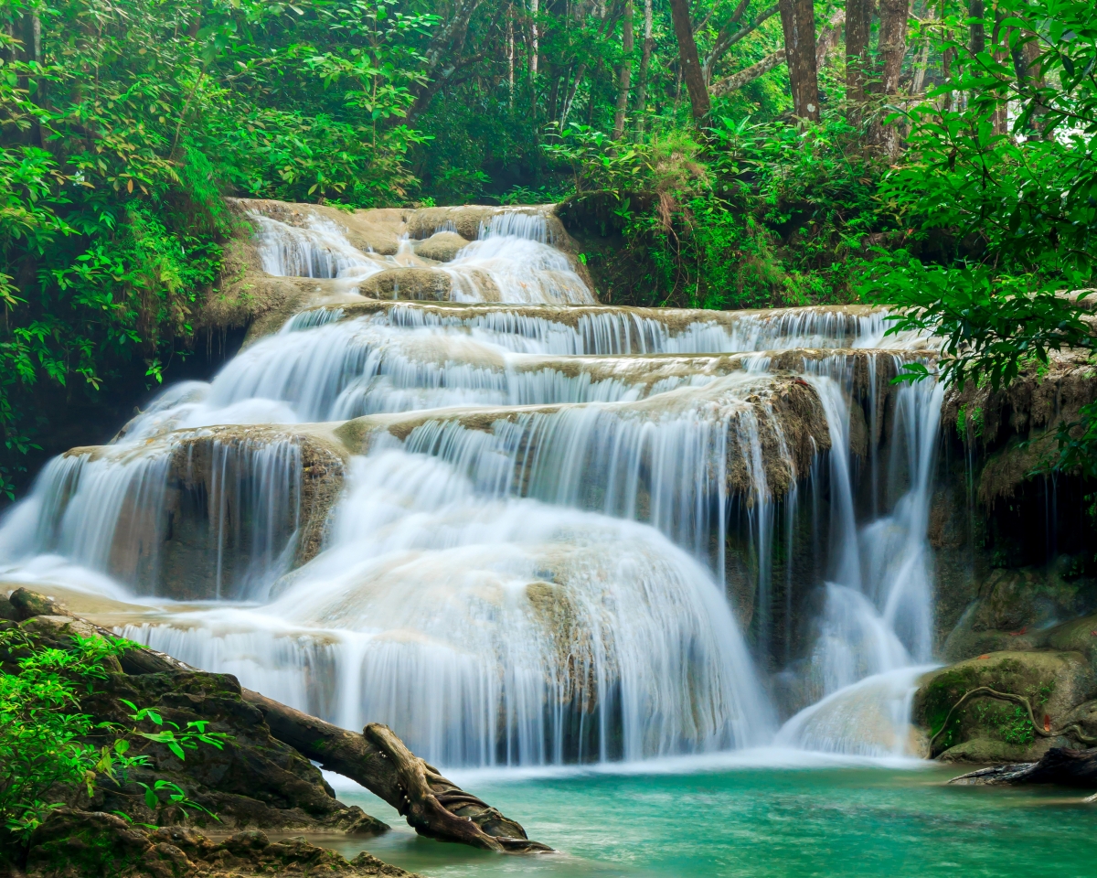 Forest stream waterfall Thailand IV