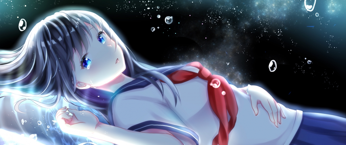 Girl Sailor Suit Beautiful Anime Wallpaper