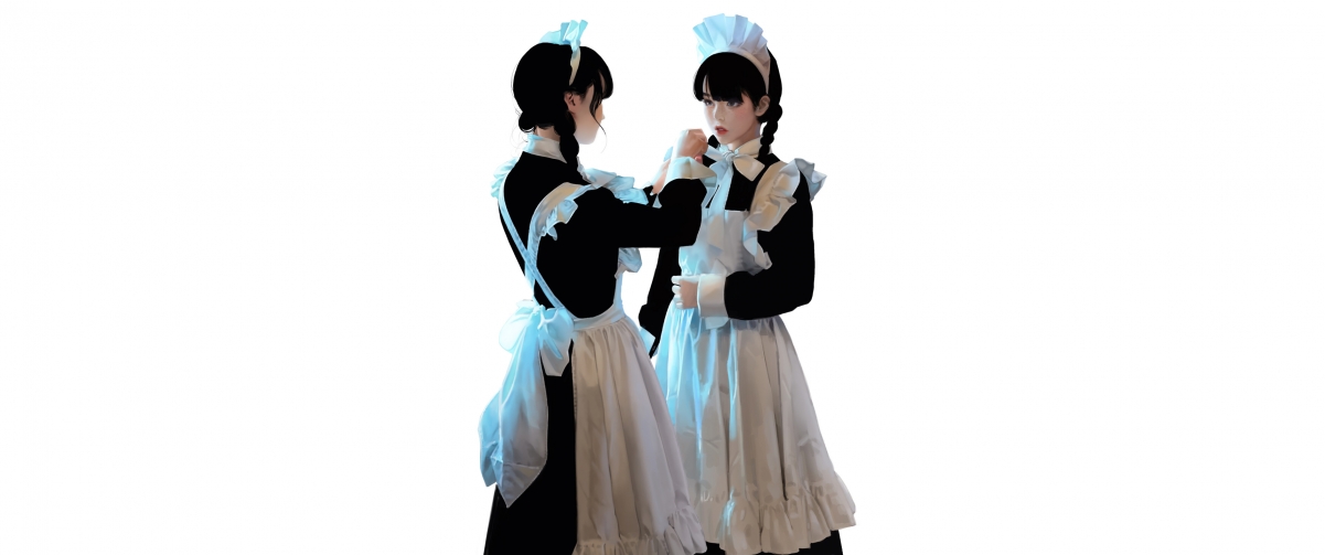 Two cute maids 3440x1440 belt