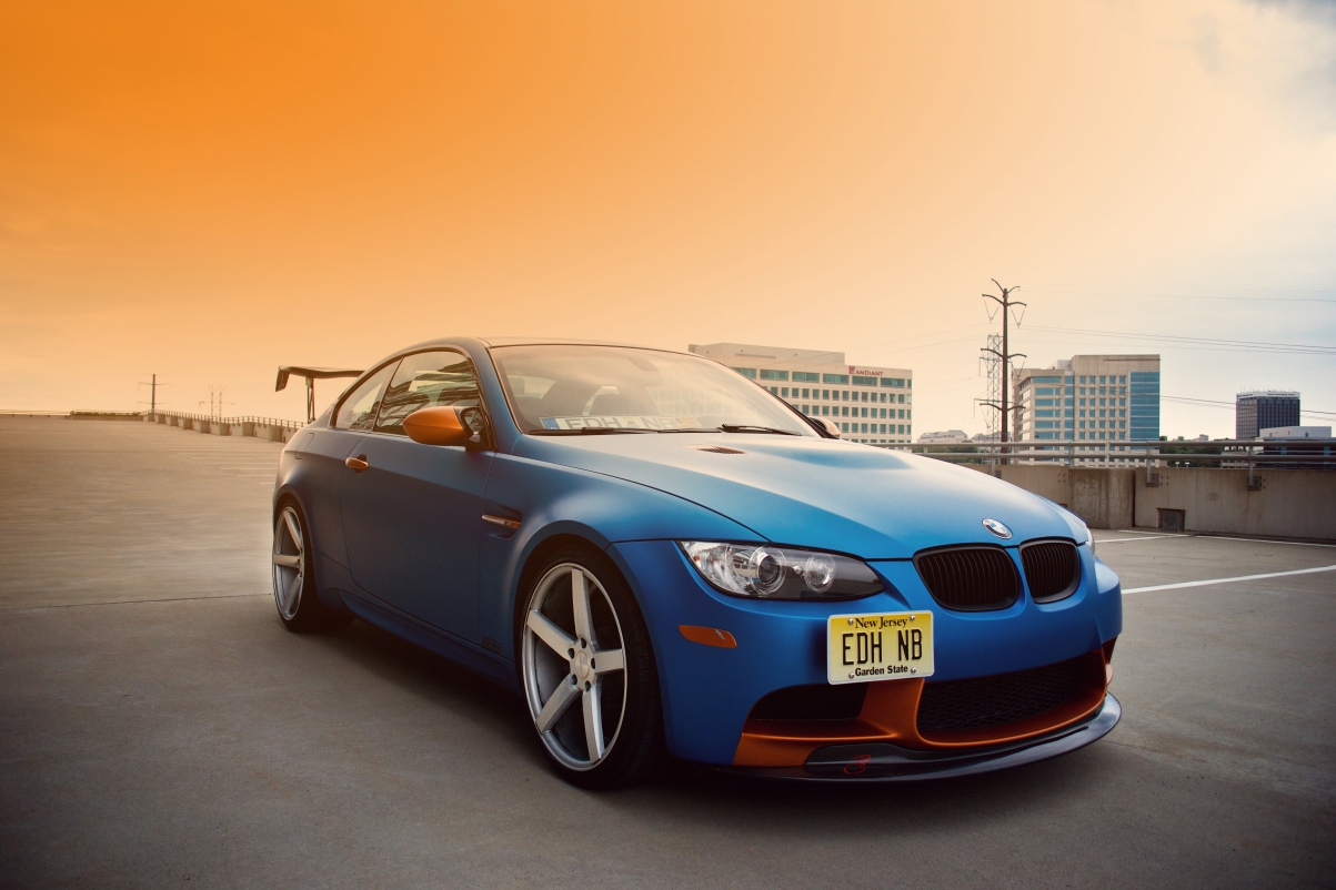 Blue BMW Car 4K Wallpaper