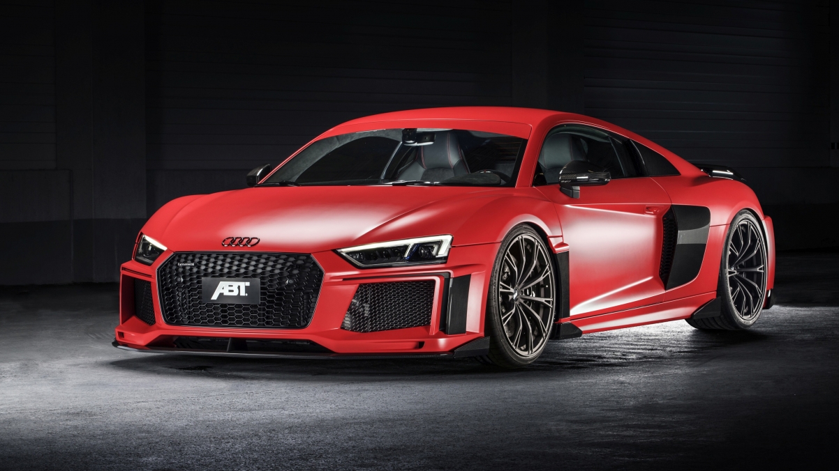 Red Audi R8 3840x2160 wall