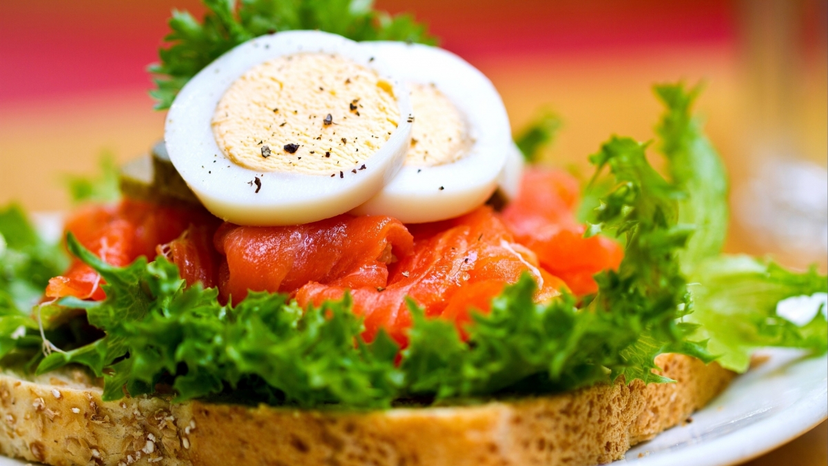 Egg Sandwich Food Vegetable 4K Beauty