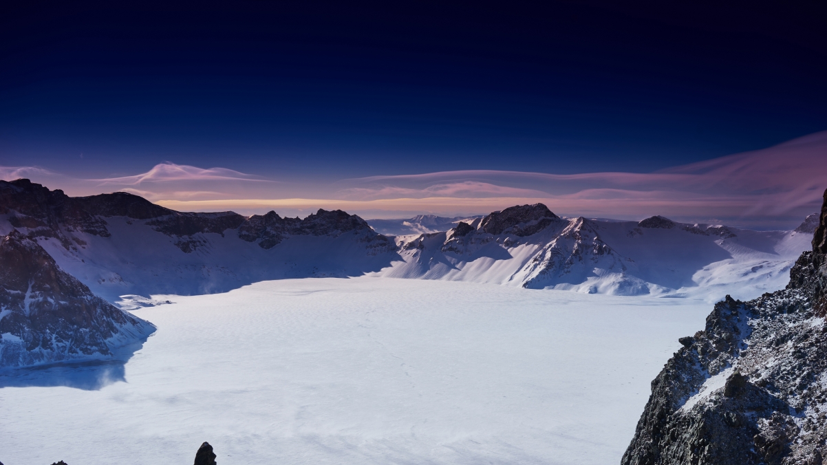 Changbai Mountain Snow Mountain 4K Landscape Wallpaper