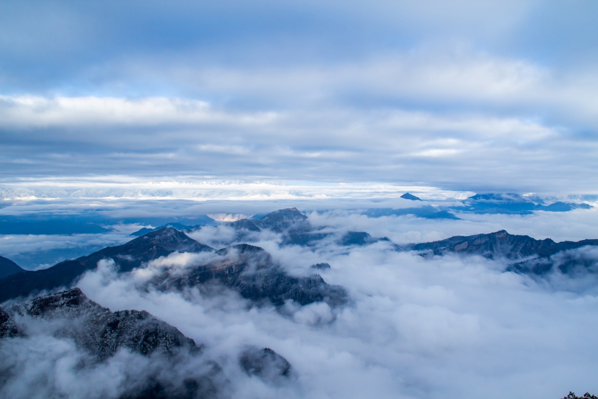 Yunhai Mountains Niubei Mountain Scenery 4k