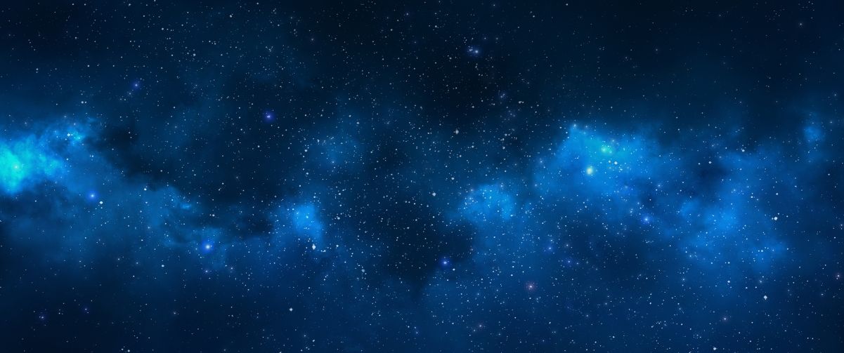 Cosmic starry sky background 3440x1440 wall