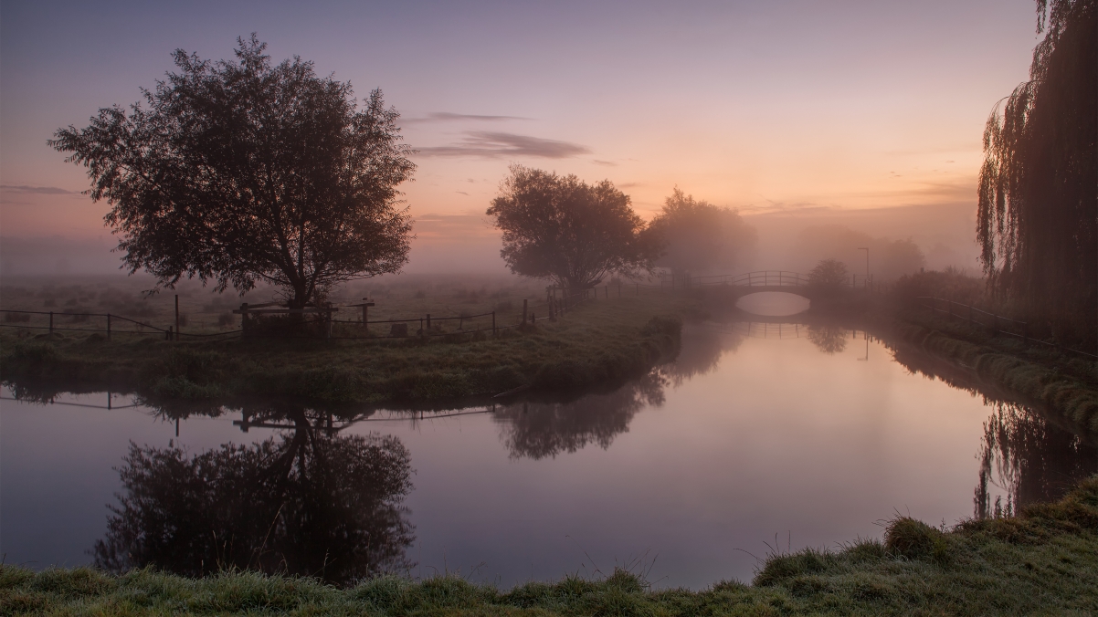 Thin of Hertford Marsh in England