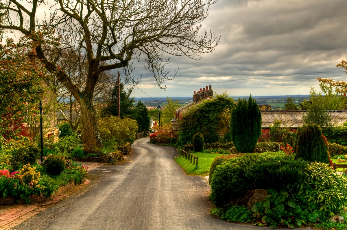 Country Road in England, United Kingdom