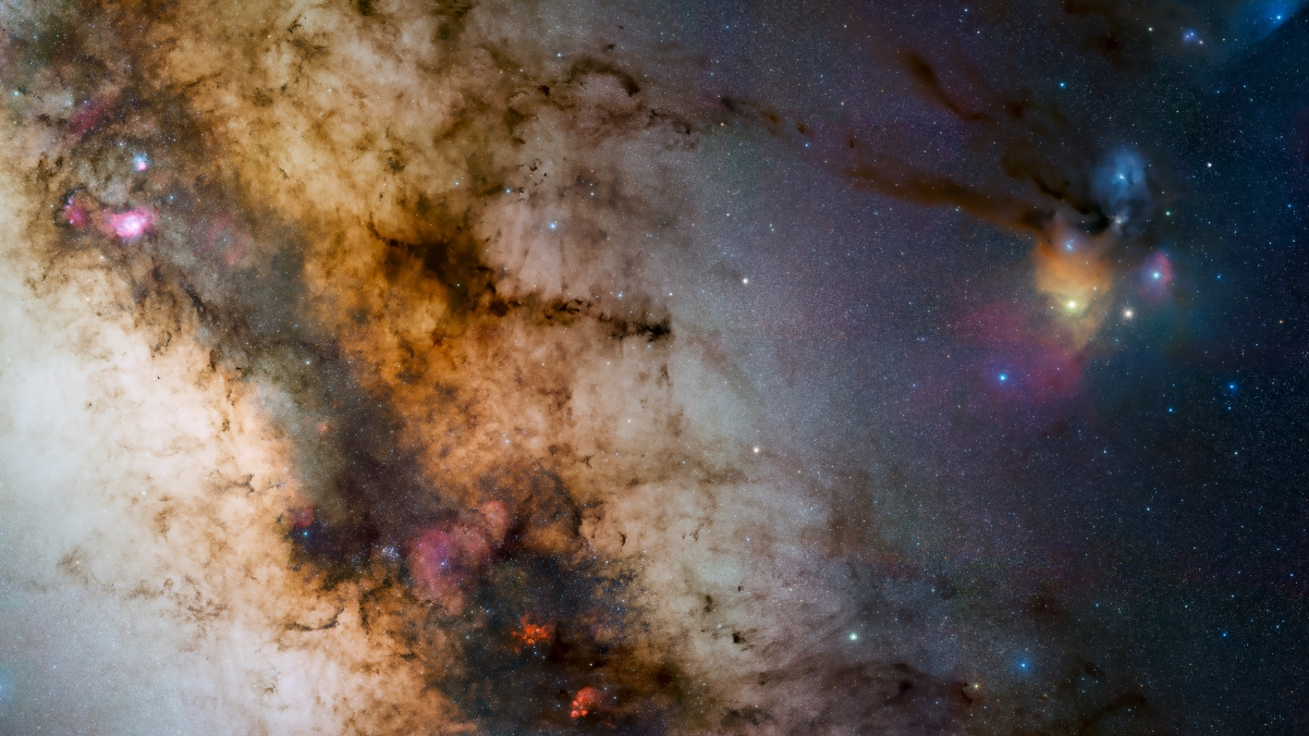 Galaxy Nebula Starry Sky 4K Desktop Wall
