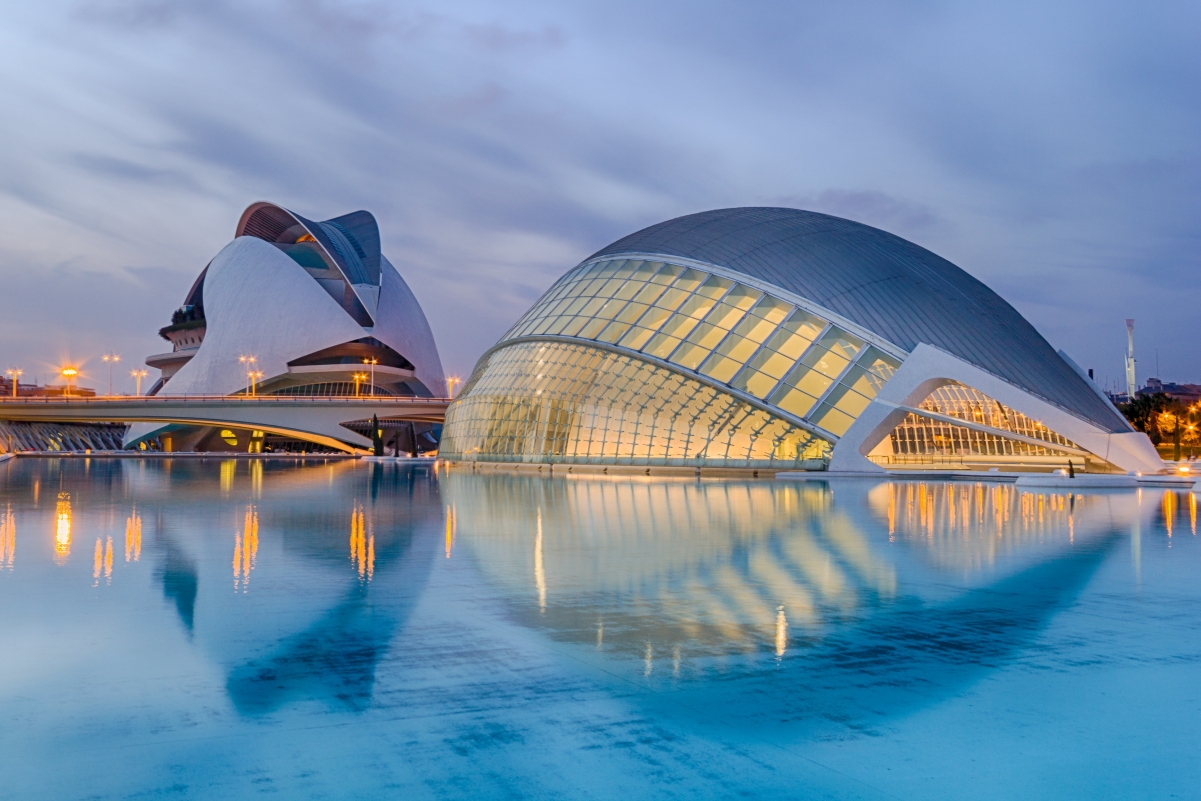 Art and Science City 4k landscape picture