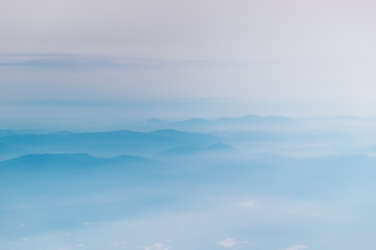 The endless mountains, clouds, landscape