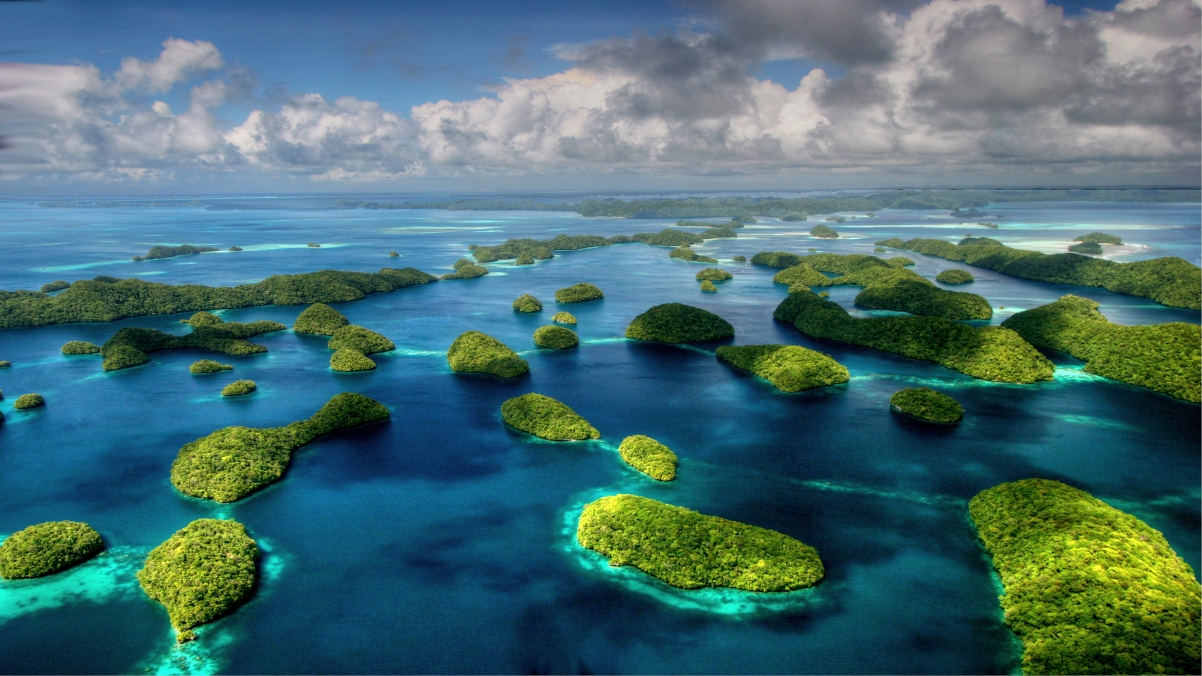 Rock Islands to see Microsoft from the air