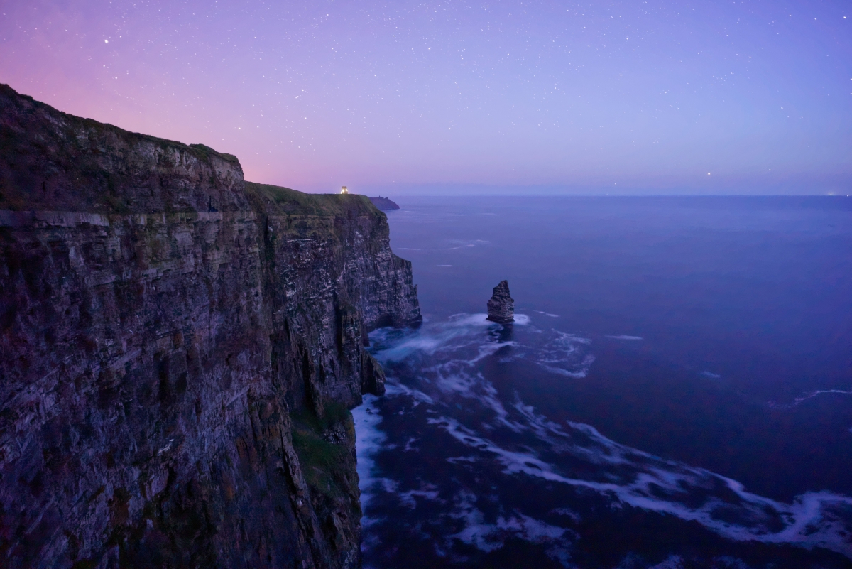 Cliff, sea landscape 4k wallpaper