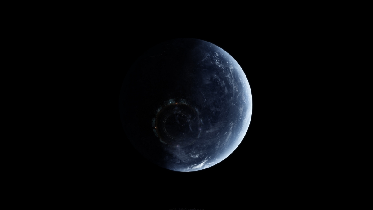 Planet Moon 5K Wallpaper