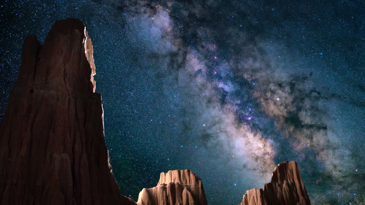 Starry Sky Cathedral Canyon State Park