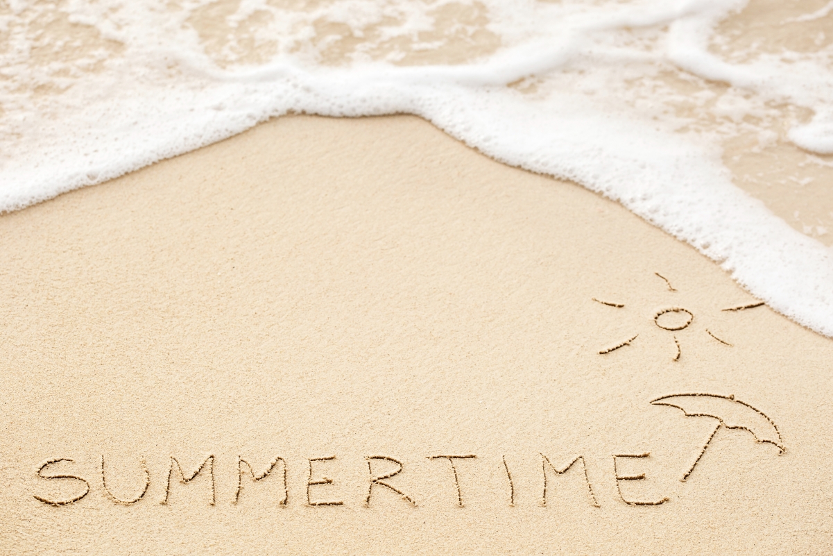 Summer beach sand foam 4K landscape