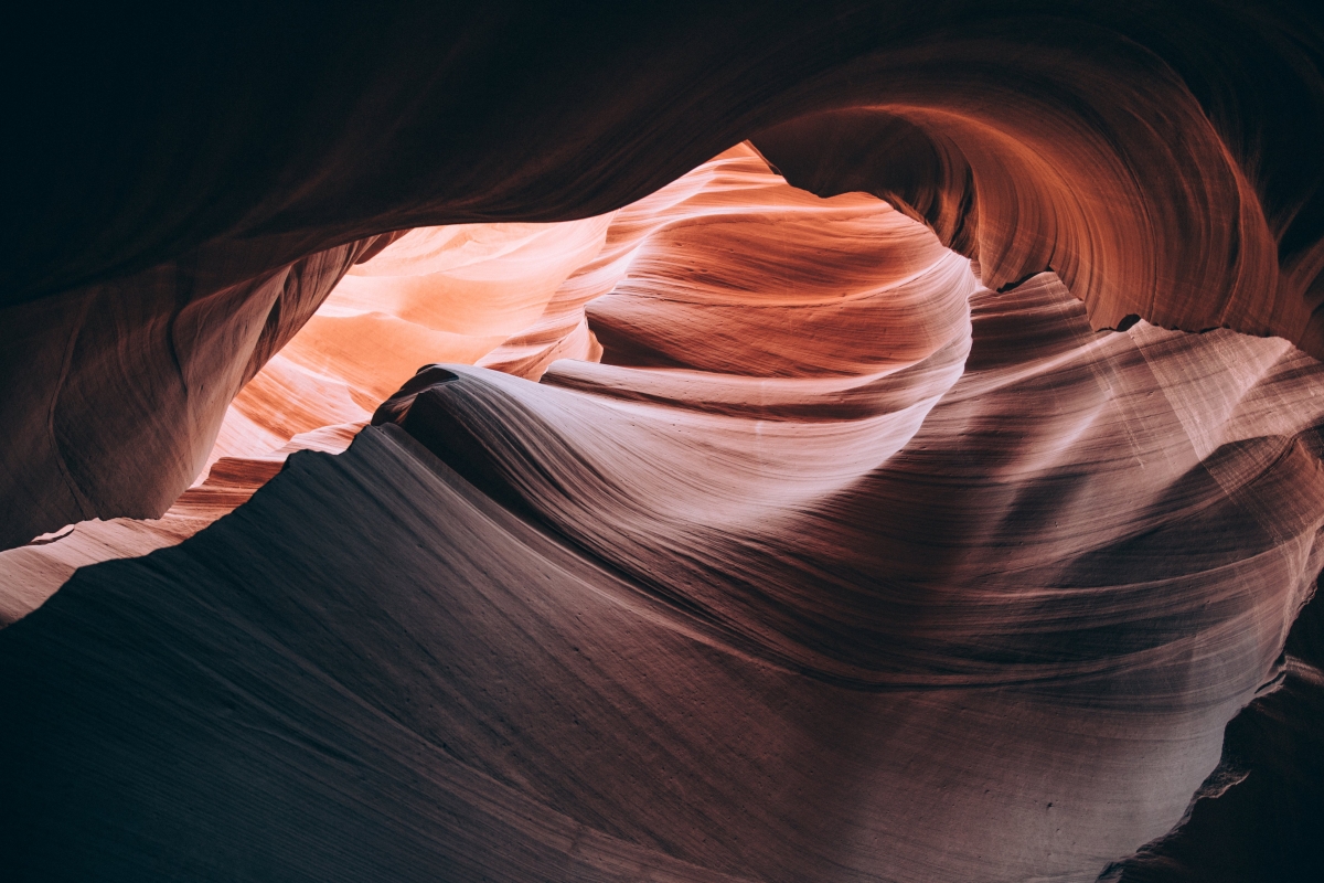 Canyon cave desert 4k landscape wall
