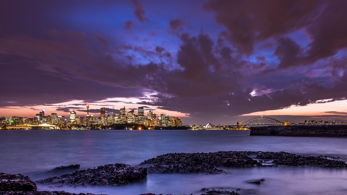 Sydney night scenery 3840x2160