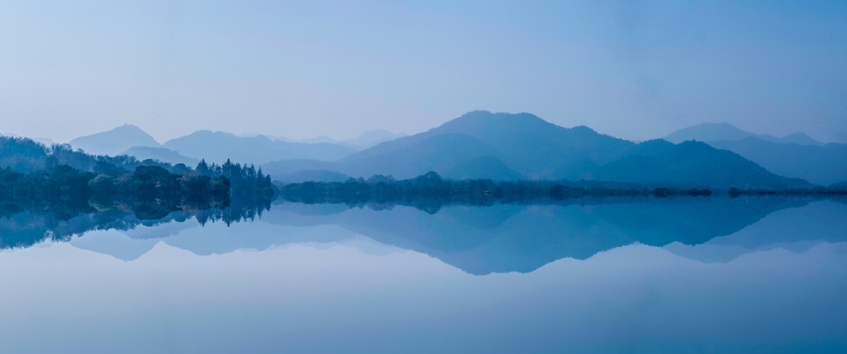 West Lake landscape 3440x1440 wall