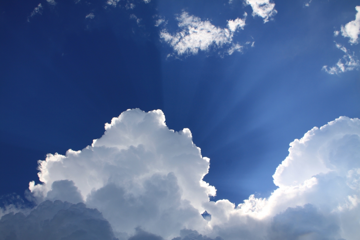 Sky White Clouds Light 4K Landscape Wallpaper