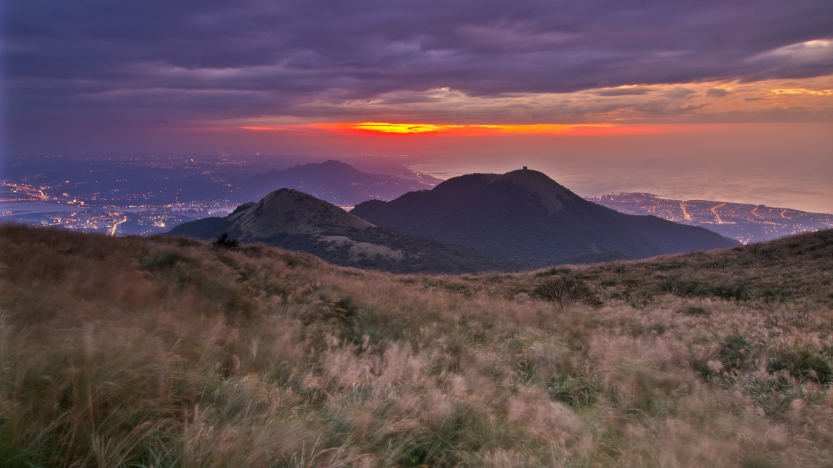 Taiwan Datun Volcano 3840x2160 wind