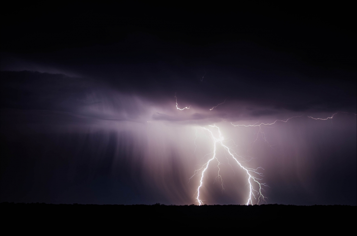 Lightning storm thunder weather charging