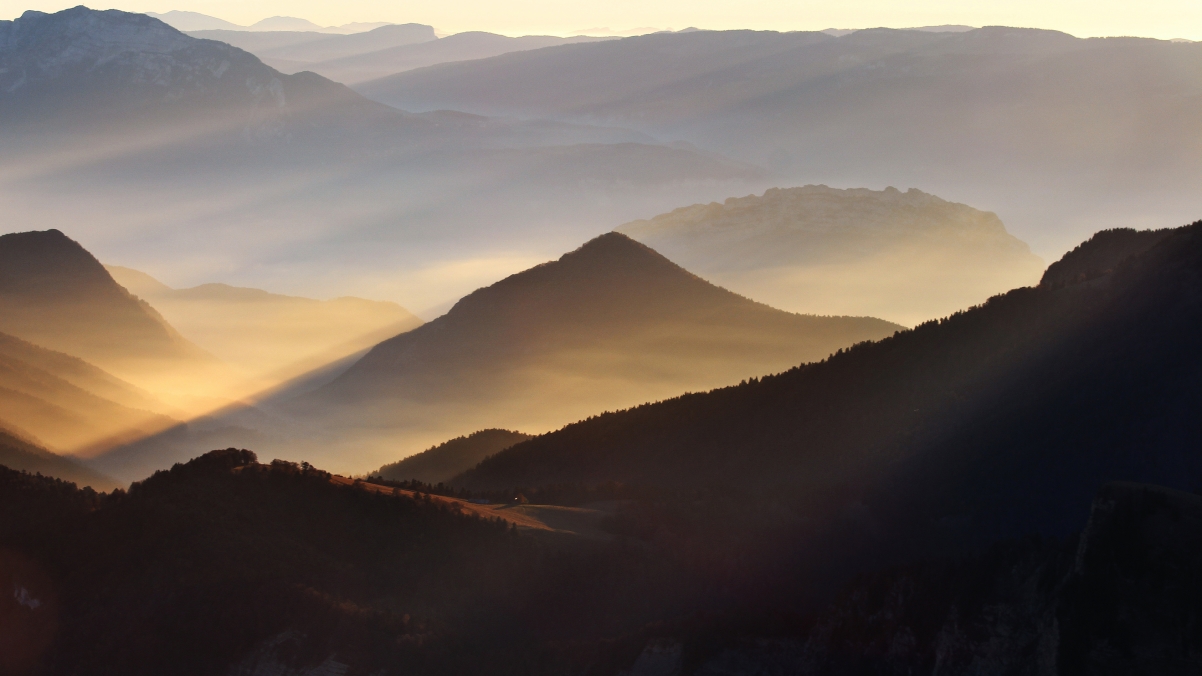 Mountain peaks, mountains scenery 4K wallpaper