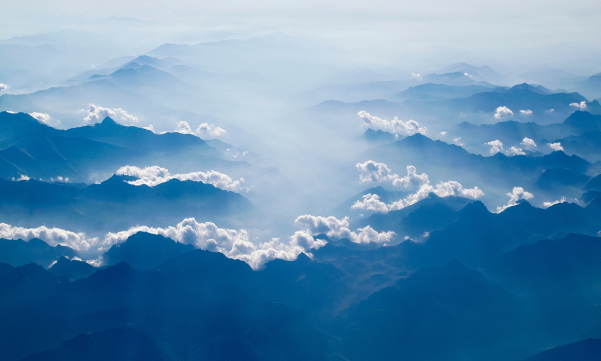 Mountain sunrise beautiful sky cloud from