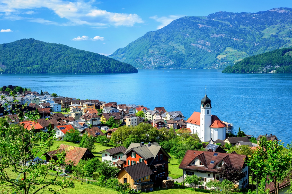 Lake Lucerne 4K Landscape Wallpaper