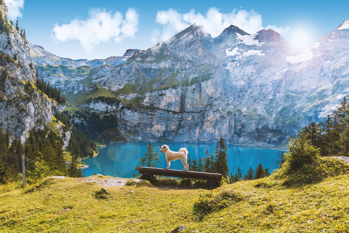 Kandersteg mountain lake 4