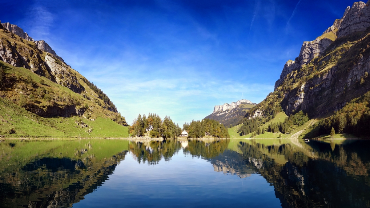 Swiss Alps Lake 4k Wallpaper