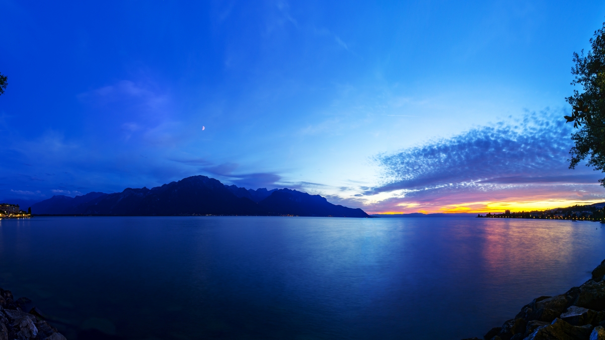 Lake Geneva 4K landscape wallpaper 3840