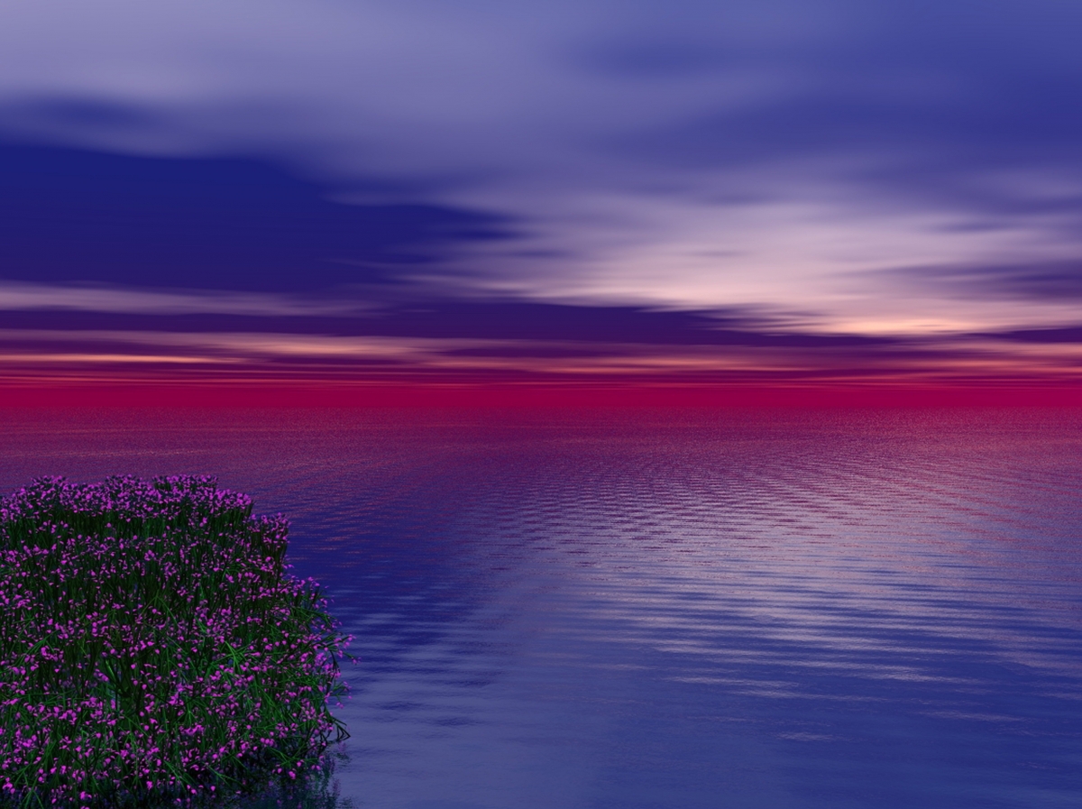 Sunset ocean water splash 4k landscape