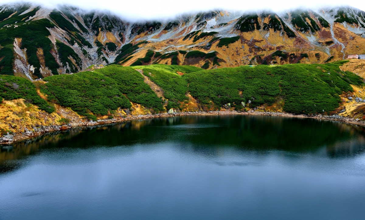 Japan Mount Fuji Lake Scenery 4K