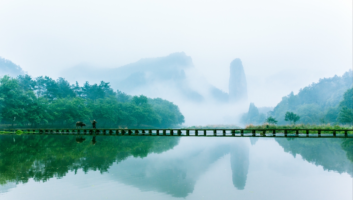 Ching Ming Festival Chinese Wind Landscape Painting