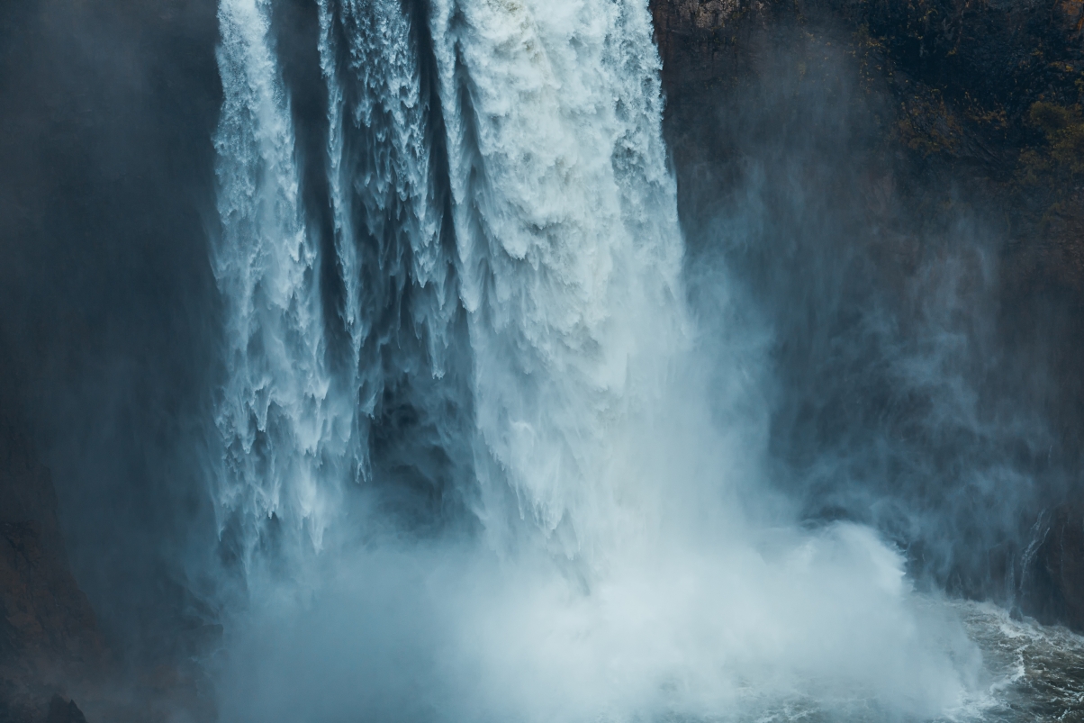 Waterfall photography landscape 5K wallpaper