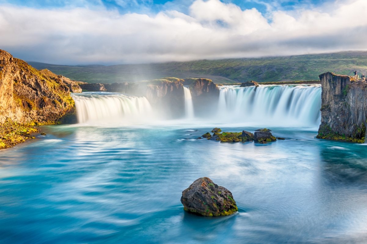 Waterfall River Landscape 4K Wallpaper
