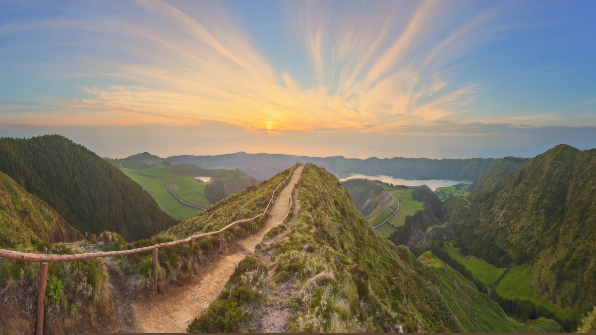 Trails in Azores, Portugal
