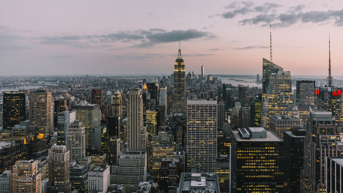 Beautiful view of New York City 4K landscape