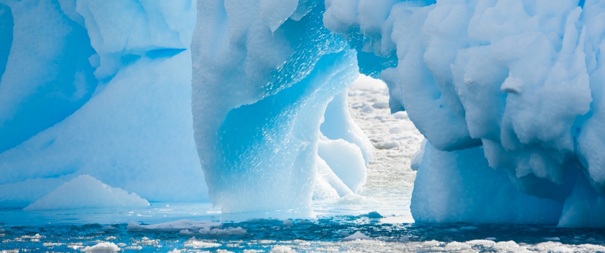 Antarctic glacier 3440x1440 landscape wall