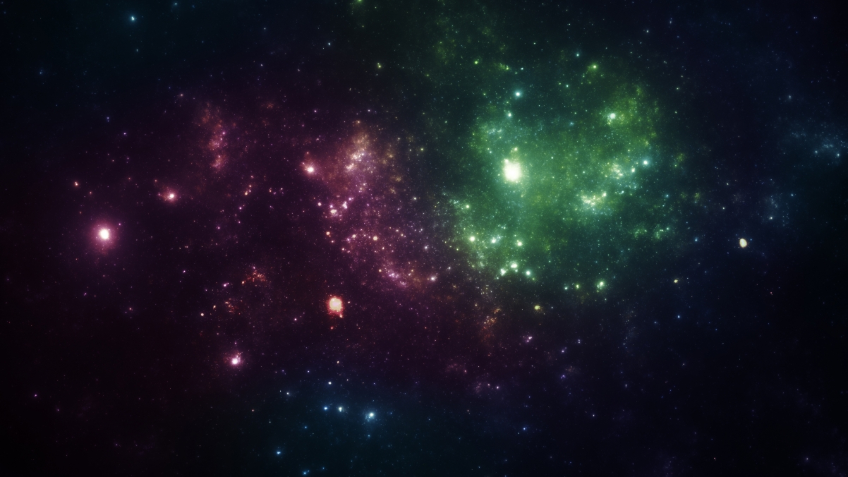 Fantasy starry sky stars 4K desktop wall