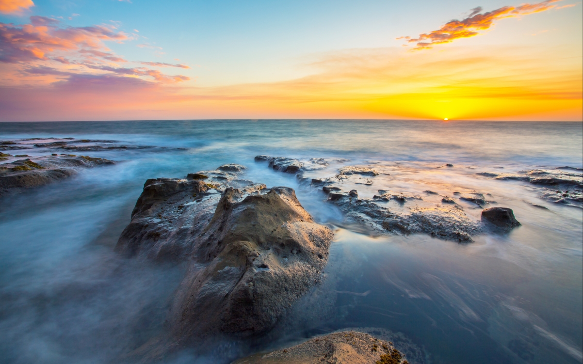 Beautiful seascape 4K wallpaper
