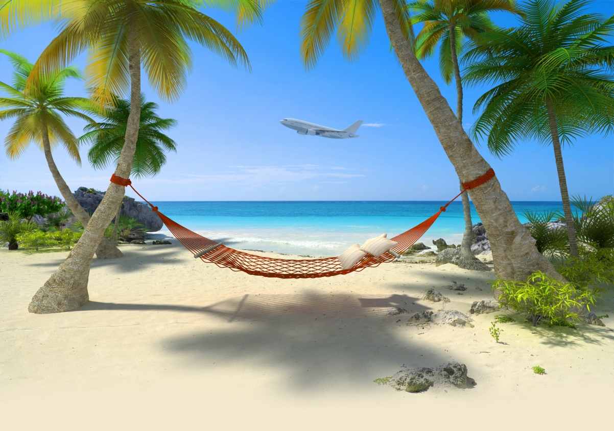 Beautiful sea landscape, beach, brown