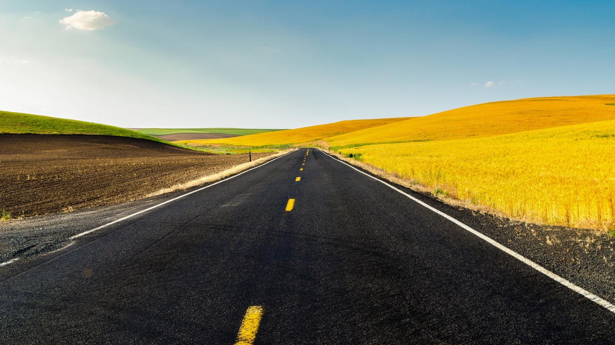 United States Country Road Landscape 4K Wallpaper