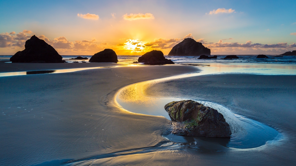 Small seaside town in Oregon, U.S.
