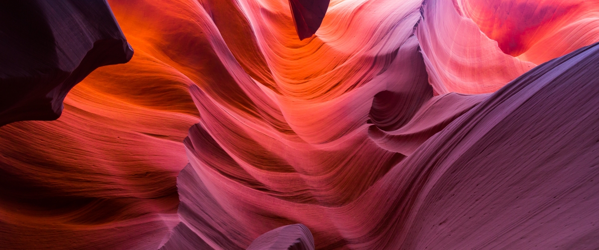 Antelope Canyon 3440x1440 with fish screen