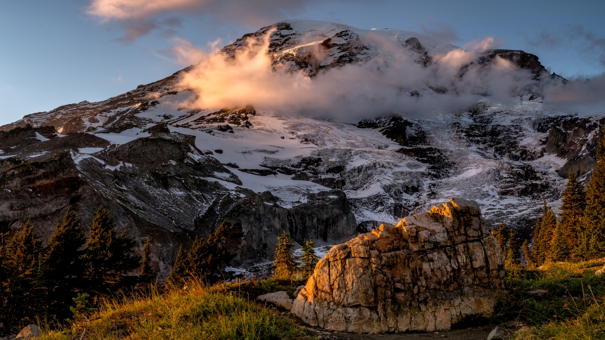 Mount Rainier National Park 4K landscape