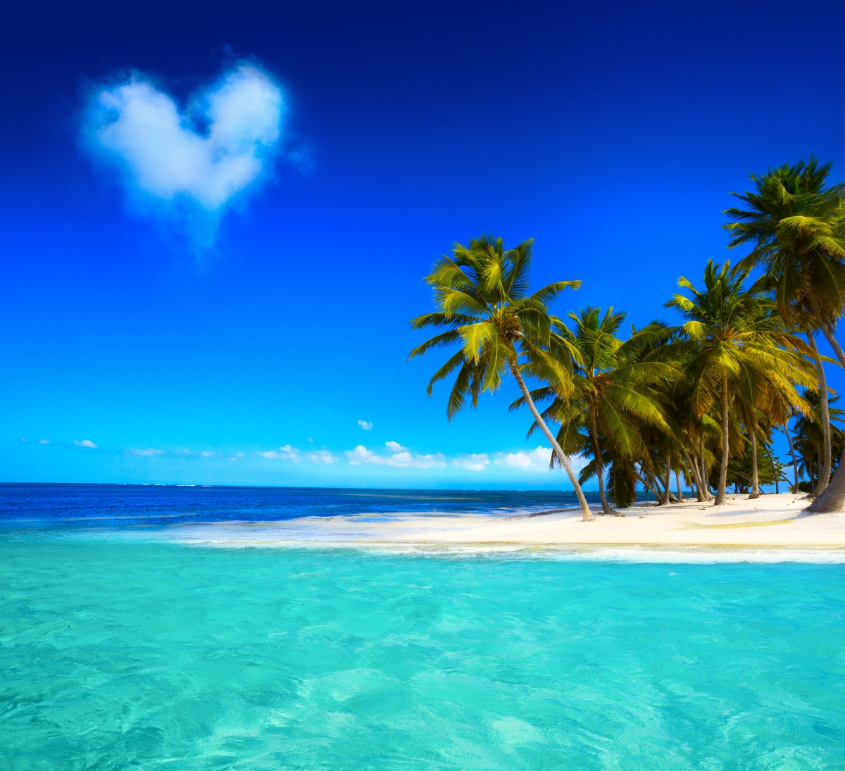 Blue sky sea, beach, coast, blue