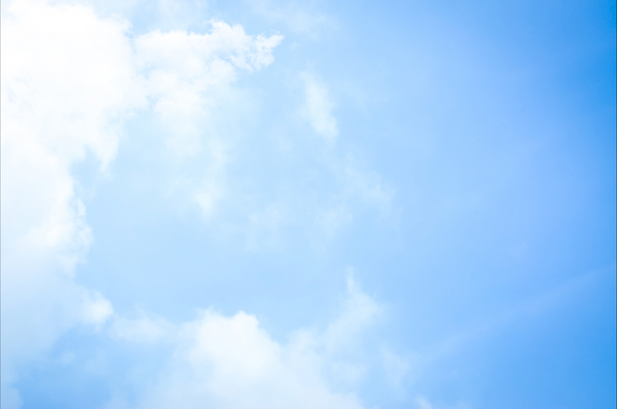 Blue sky and white clouds 4k wallpaper