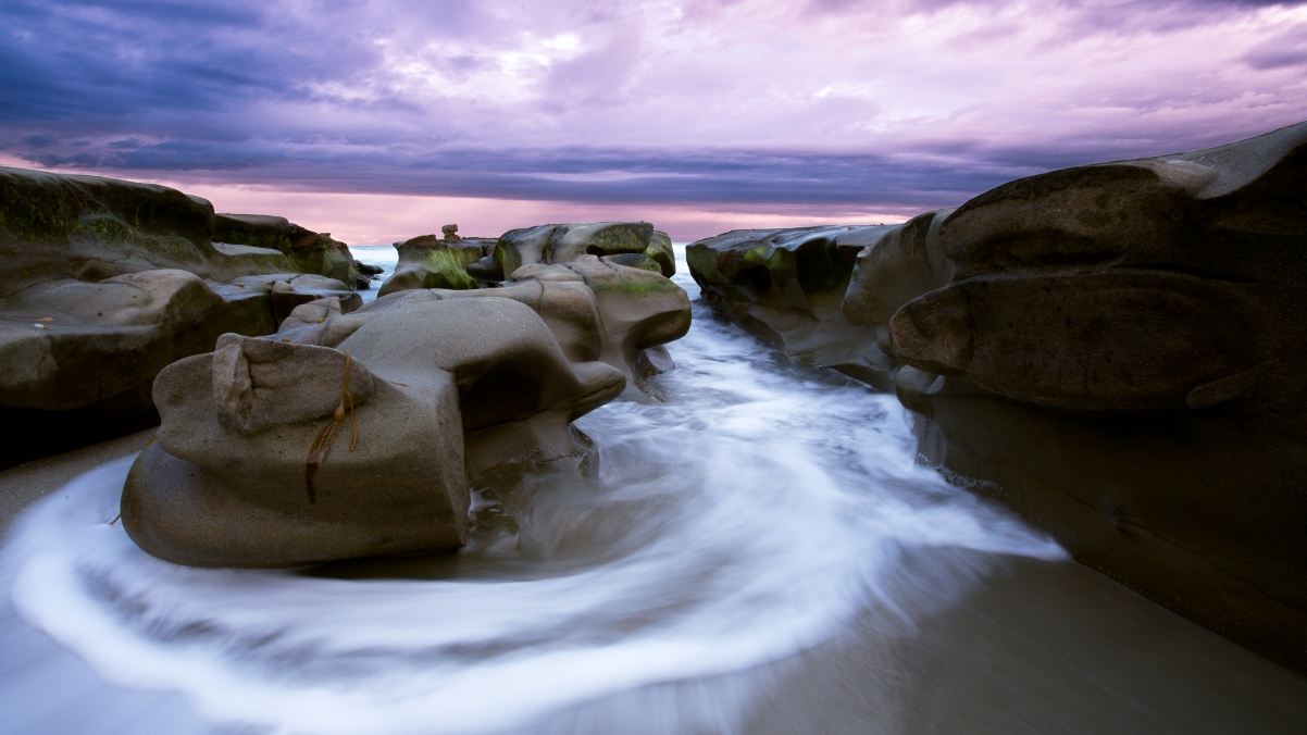 The seaside of La Jolla, La Jolla