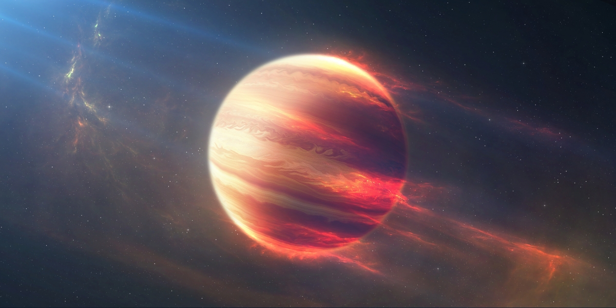 Space Fire Planet 4K Picture